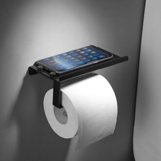 Punch-gratis zwarte ruimte aluminium Badkamer accessoires Set badkamer handdoekenrek Bruin