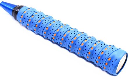Punch Kiel Racket Zweet-Absorberende Riem Badminton Hand Gel Hengel Anti-Slip Riem donker blauw