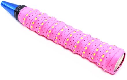 Punch Kiel Racket Zweet-Absorberende Riem Badminton Hand Gel Hengel Anti-Slip Riem roze