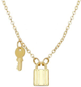 Punk Multi-layer Lock Ketting Hanger Ketting Voor Vrouwen Vintage Gouden Hart Chunky Ketting Choker Kettingen Trend Sieraden CS5758