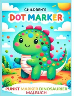 Punkt Marker Dinosaurier Malbuch: Dot Markers Activity Book - Lea Max