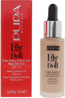 Pupa Like A Doll Make-Up Fluid 020 Light Beige