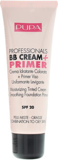 Pupa Milano BB Cream + Primer For Combination To Oily Skin - 001 Nude