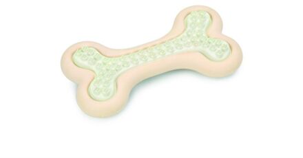 Puppy Dental Bot - Hondenspeelgoed - zachtroze - 10 cm