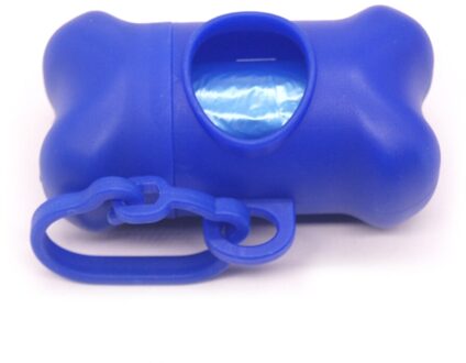 Puppy Hond Kak Scooper Zakken Dispenser Vuilniszak Set Kak Collector Houder Draagbare Huisdier Hond Pooper Scooper Huisdieren Levert Gereedschap blauw