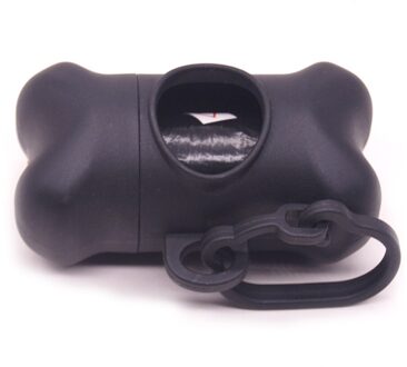 Puppy Hond Kak Scooper Zakken Dispenser Vuilniszak Set Kak Collector Houder Draagbare Huisdier Hond Pooper Scooper Huisdieren Levert Gereedschap zwart