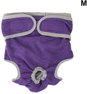Puppy Luier Voor Kleine Meidium Size Honden Vrouwelijke Hond Shorts Huisdier Ondergoed Hond Levert Fysiologische Broek paars (M)