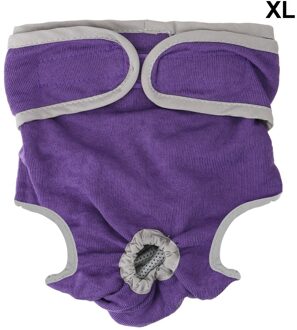Puppy Luier Voor Kleine Meidium Size Honden Vrouwelijke Hond Shorts Huisdier Ondergoed Hond Levert Fysiologische Broek paars (XL)