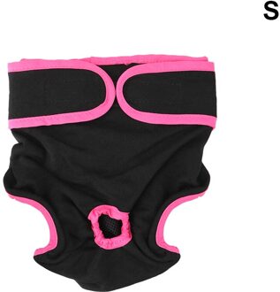 Puppy Luier Voor Kleine Meidium Size Honden Vrouwelijke Hond Shorts Huisdier Ondergoed Hond Levert Fysiologische Broek zwart (S)
