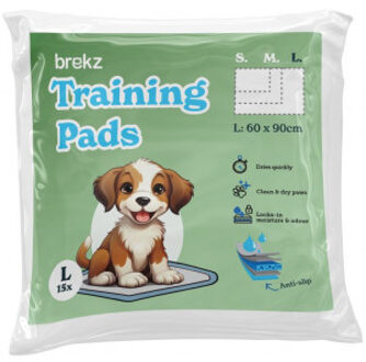 puppy training pads L (15 stuks) Per verpakking