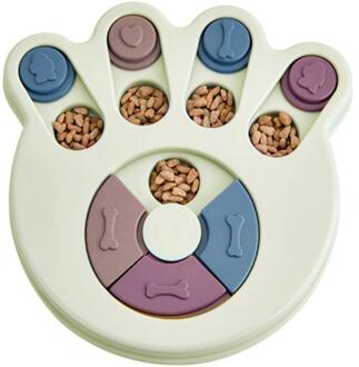 Puppy Treat Dispenser Hond Speelgoed Hond Voedsel Puzzel Speelgoed Kom Puppy Feeder Huisdier Producten Levert Accessoires Zabawki Dla Kota Y1 groen
