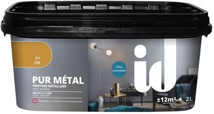 Pur Métal Muurverf - Metallic - Goud - 2l