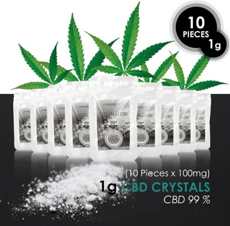 Pure Crystal 99,99pure Cannabidiol Made in Europe from Selected Hemp CO2 Extraction OFFER 1 Gram= 1.000 mg with FREE SHIPPING