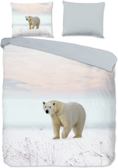 Pure Dekbedovertrek Bjorn - Tweepersoons (200x200 Cm) - Meerkleurig Microvezel - Natuur & Dieren - Pure - Dekbed-Discounter.nl - 200 x 200/220 cm