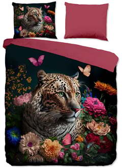 Pure Dekbedovertrek Borra - Eenpersoons (140x200 Cm) - Meerkleurig Microvezel - Dieren & Natuur - Pure - Dekbed-Discounter.nl - 140 x 200/220 cm