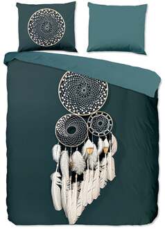 Pure Dekbedovertrek Catch - Eenpersoons (140x200 Cm) - Blauw Microvezel - Dieren - Pure - Dekbed-Discounter.nl - 140 x 200/220 cm