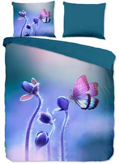 Pure Dekbedovertrek Davine - Tweepersoons (200x200 Cm) - Meerkleurig Microvezel - Natuur & Bloemen & Dieren - Pure - Dekbed-Discounter.nl - 200 x 200/220 cm