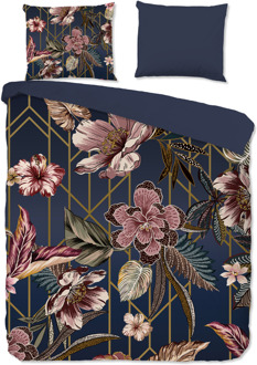 Pure Dekbedovertrek Jos - Lits-Jumeaux (240x220 Cm) - Meerkleurig Microvezel - Natuur & Bloemen - Pure - Dekbed-Discounter.nl - 240 x 200/220 cm