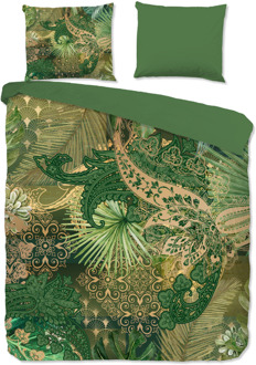 Pure Dekbedovertrek Louise - Eenpersoons (140x200 Cm) - Meerkleurig Microvezel - Natuur - Pure - Dekbed-Discounter.nl - 140 x 200/220 cm