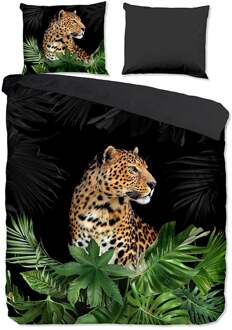 Pure Dekbedovertrek Mala - Eenpersoons (140x200 Cm) - Zwart Microvezel - Natuur & Dieren - Pure - Dekbed-Discounter.nl - 140 x 200/220 cm