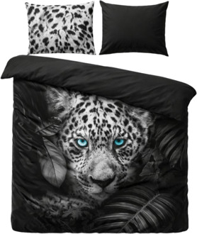 Pure Dekbedovertrek Panther Bleu Eyes-2-persoons (200 x 200|220 cm) Antraciet