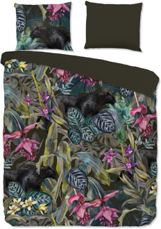 Pure Dekbedovertrek Samurai - Lits-Jumeaux (240x220 Cm) - Meerkleurig Microvezel - Natuur & Bloemen - Pure - Dekbed-Discounter.nl - 240 x 200/220 cm