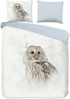 Pure Dekbedovertrek Silence - Lits-Jumeaux (240x220 Cm) - Wit Microvezel - Natuur & Dieren - Pure - Dekbed-Discounter.nl