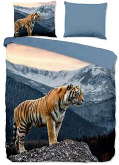 Pure Dekbedovertrek Sky - Lits-Jumeaux (240x220 Cm) - Meerkleurig Microvezel - Landschap & Dieren - Pure - Dekbed-Discounter.nl - 240 x 200/220 cm