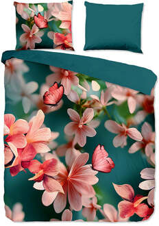 Pure Dekbedovertrek Yeya - Eenpersoons (140x200 Cm) - Meerkleurig Microvezel - Natuur - Pure - Dekbed-Discounter.nl - 140 x 200/220 cm