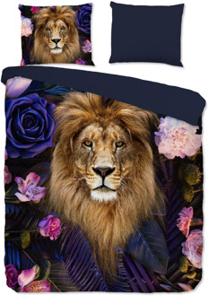 Pure Dekbedovertrek Yuna - Tweepersoons (200x200 Cm) - Meerkleurig Microvezel - Natuur & Bloemen & Dieren - Pure - Dekbed-Discounter.nl - 200 x 200/220 cm