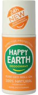 Pure deodorant roll-on Rose petitgrain - 75 ml