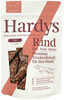 Pure dry meat strips rund hondensnack 8 x 100 g
