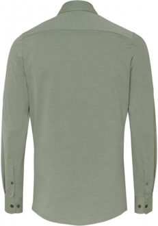 Pure E11301-21750 400 heren overhemd lange mouw Groen - 41 (L)