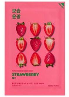 Pure Essence Mask Sheet Strawberry Toning Mask Made Of Strawberry Ecstrakt 20Ml