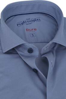 Pure Functional Overhemd Blauw - 38,39,40,41,42,43,44