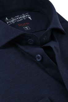 Pure H.Tico The Functional Shirt Navy Blauw - 38,39,40,41,42,43,44