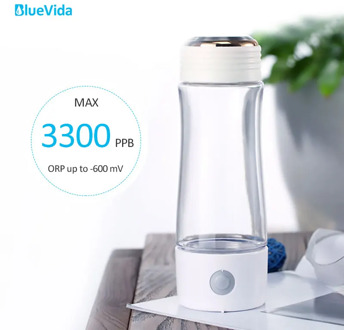 Pure H2 Max 3300ppb Hydrogen water generator with SPE&PEM Dual chamber Technology High concentration Hydrogen water bottle