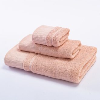 Pure Kleur Absorbeert Zachte En Pluizige Effen Kleur Volwassen Badhanddoek En Gezicht Handdoek Set, 1