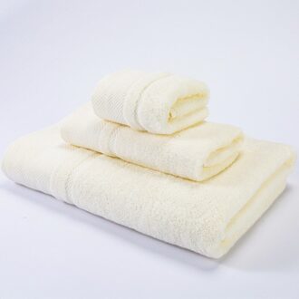 Pure Kleur Absorbeert Zachte En Pluizige Effen Kleur Volwassen Badhanddoek En Gezicht Handdoek Set, 4