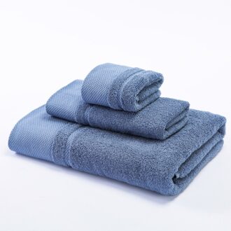 Pure Kleur Absorbeert Zachte En Pluizige Effen Kleur Volwassen Badhanddoek En Gezicht Handdoek Set, 5