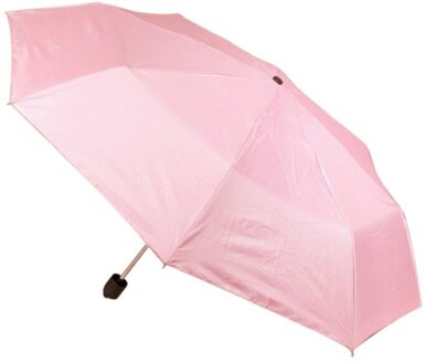 Pure Kleur Drie Vouwen Uv Zon Zonnescherm Outdoor Draagbare Opvouwbare Paraplu Willekeurige Kleur