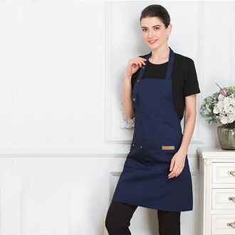 Pure Kleur Koken Keuken Schort Werk Schorten Vrouw Man Chef Slabbetjes Ober Bbq Kapper Uniform Verstelbare Keuken Accessoire