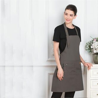 Pure Kleur Koken Keuken Schort Werk Schorten Vrouw Man Chef Slabbetjes Ober Bbq Kapper Uniform Verstelbare Keuken Accessoire