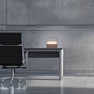 Pure LED-batterij-tafellamp PURE Go, brons, aluminium bronce