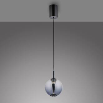 Pure LED hanglamp Infinity, grijs/rookgrijs, Ø 18 cm, CCT grijs, rookgrijs