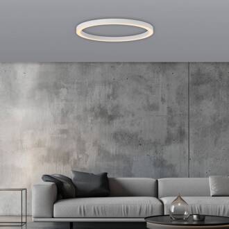Pure LED plafondlamp Lines, Ø 70 cm, wit, CCT-afstandsbediening