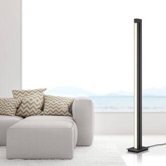 Pure LED vloerlamp PURE Lines, antraciet, afstandsbediening, 140 cm antraciet, wit