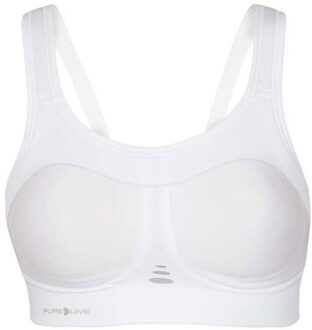 Pure Lime Compressie Sportbeha Wit - 70A