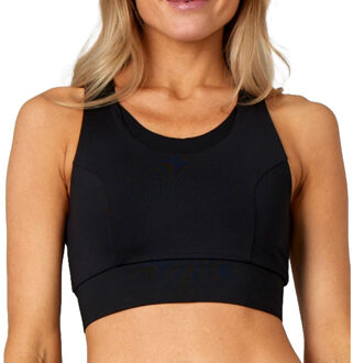 Pure Lime Microfibre Top Dames zwart - S