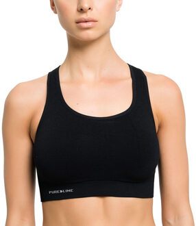 Pure Lime Seamless BH zwart - M/L